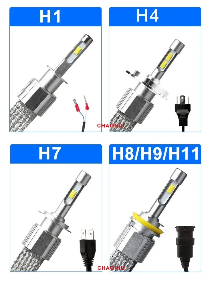 Afaecar фар автомобиля H7 светодиодный H4 H8/H9/H11 HB3/9005 HB4/9006 9007 h3 H1 880 лампы авто