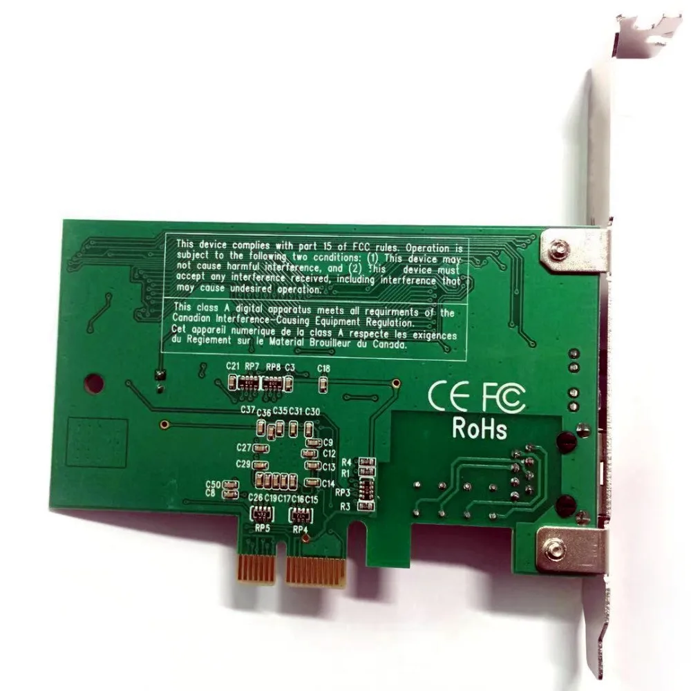 Карта карта Asterisk TE110E с низким профилем 1 порт E1/T1 PCI E ISDN PRI Card для маршрутизатора VoIP