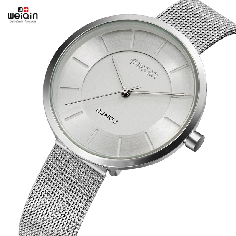 

WEIQIN Women Watch Quartz Simple Fashion Steel Band Luxury Brand Girls Watches Young Waterproof Wristwatch Relojes Relogio Femin