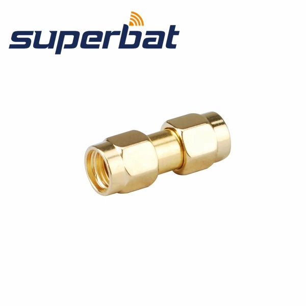 

Superbat SMA adapter RP-SMA Male Plug to RP-SMA Plug female pin RF adapter connector Straight