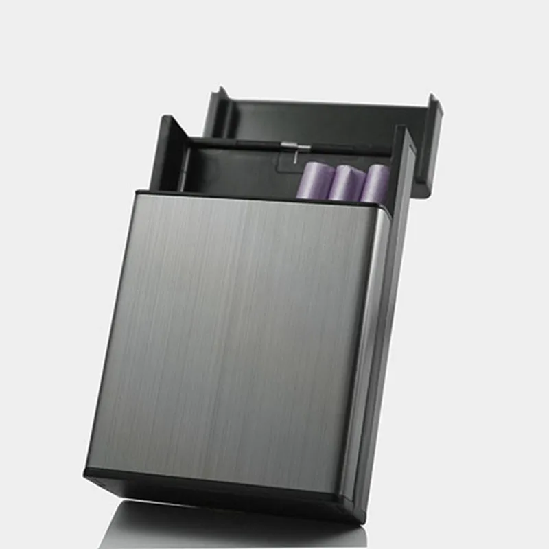 Модный чехол для сигарет, тонкая металлическая коробка для сигарет, алюминиевая Подарочная коробка, держатель для сигарет, чехол для сигарет - Цвет: LA5