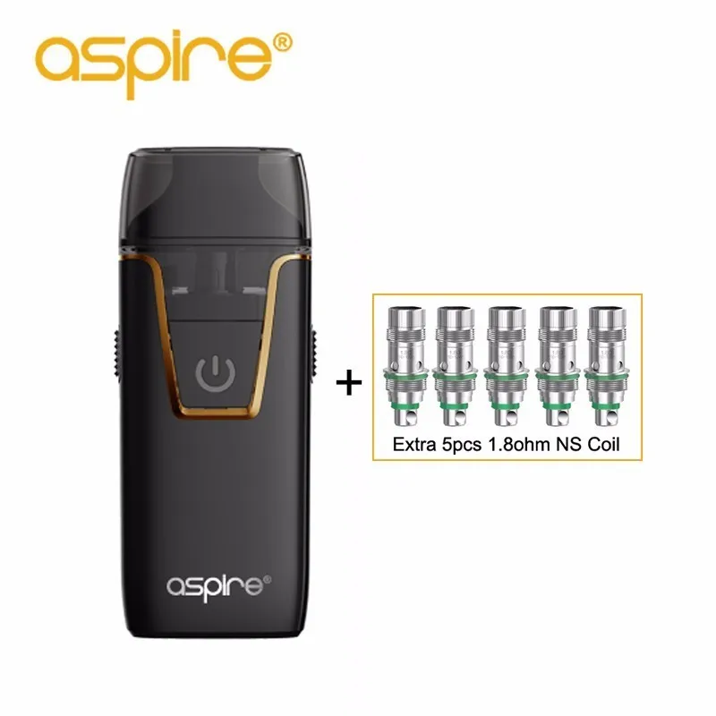 Электронная сигарета Vape Pod System aspire Nautilus AIO стартовый набор 1 8 Ом Nic соли катушка MTL с