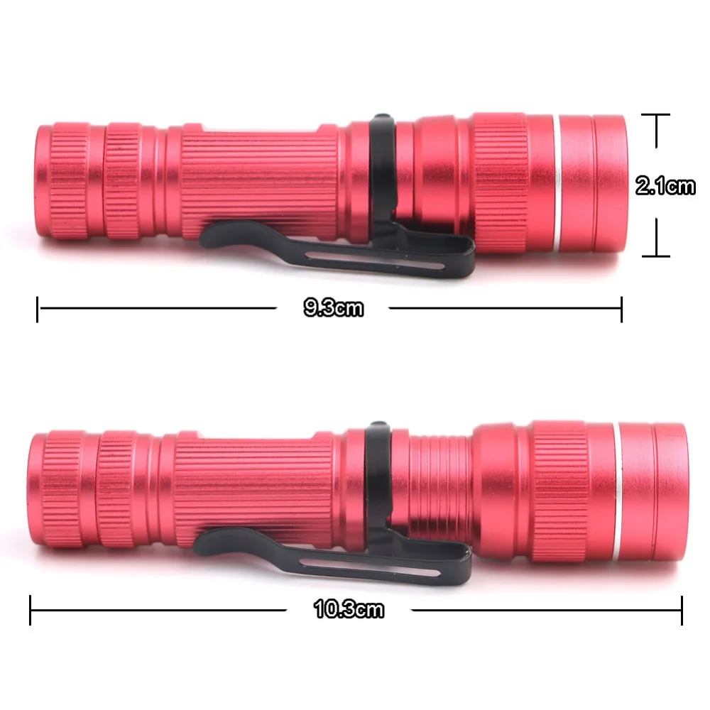 미니 800LM 휴대용 랜턴 XPE LED 손전등 방수 알루미늄 합금 3 모드 야외 조명에 대 한 줌 가능한 손전등 토치