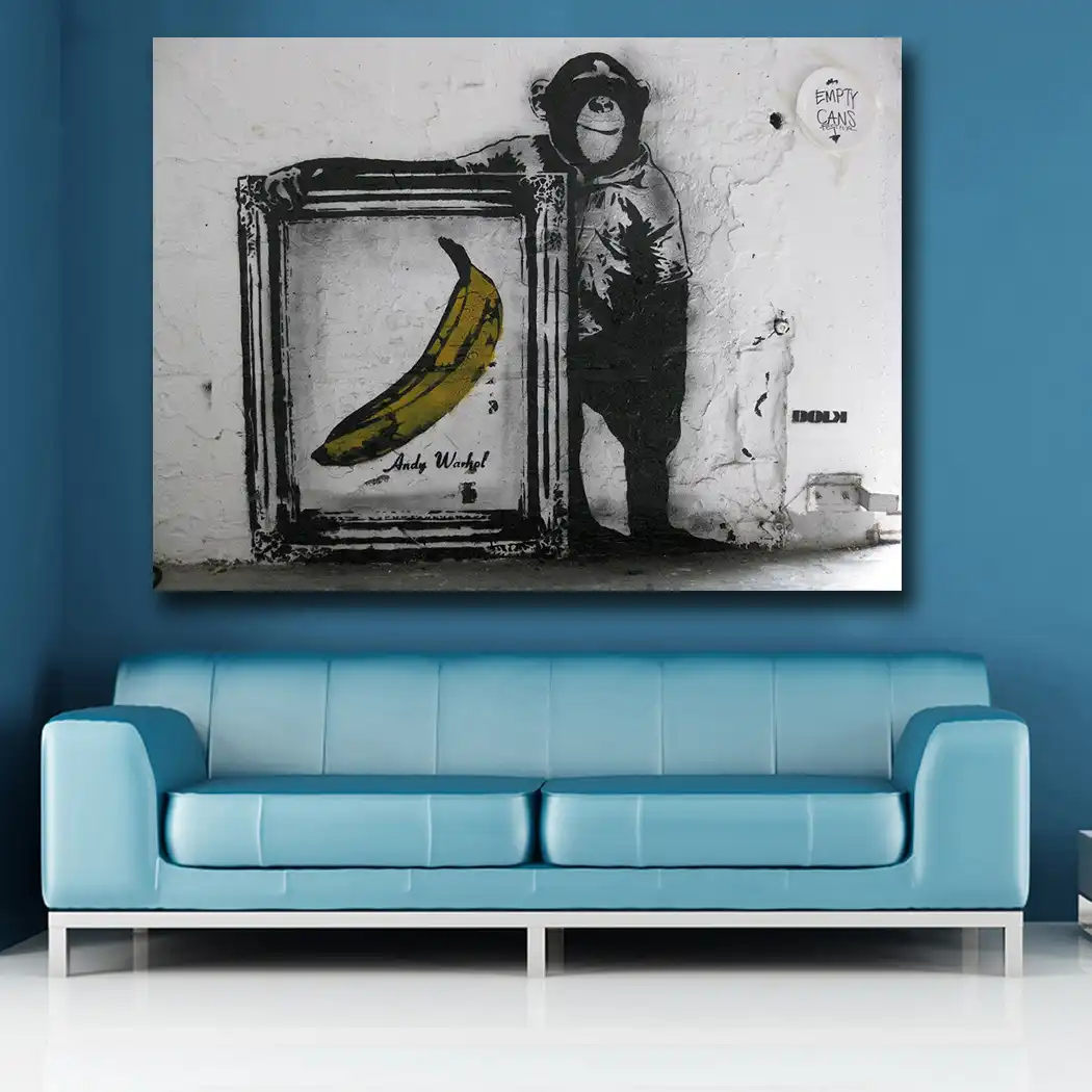 Wxkoilアートチンパンジーとアンディウォーホルバナナキャンバス絵画リビングルームのホームインテリア油絵壁画 Canvas Painting Paintings On Canvaspainting For Living Room Aliexpress Wxkoilアートチンパンジーとアンディウォーホルバナナキャンバス絵画リビングルームのホームインテリア油絵壁画 Canvas Painting Paintings On Canvaspainting For Living Room Aliexpress