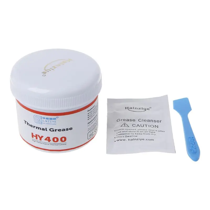 150g شحم حراري HY400 مجمع لصق الحرارة بالوعة موصل سيليكون غرفة تبريد الجص ل CPU VGA شرائح LED بارد 150g شحم حراري HY400 مجمع لصق الحرارة بالوعة موصل سيليكون غرفة تبريد الجص ل CPU VGA شرائح LED بارد
