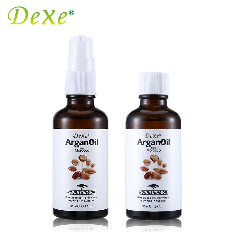 50ml Hair Care Dexe Pure Natural Morocco Argan Oil for Dry and Maintenance Hair Nutrition Essential Oil for Hair Aromatherapy