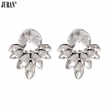 JURAN Fashion Bijoux блестящие Эффектные серьги-гвоздики горячая Распродажа очаровательные вечерние ювелирные изделия роскошный свинцовый хрусталь серьги для женщин