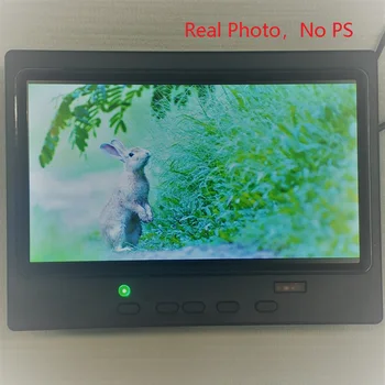 Free Shipping 7 inch  Widescreen HD 1024 * 600 Small LCD Monitor with AV / VGA / HDMI-Compatible Mini Desktop LCD Monitor 1