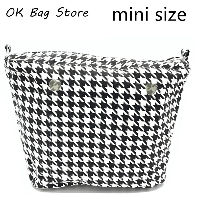 Мини Размер obag внутренняя сумка Холст модный стиль - Цвет: mini size