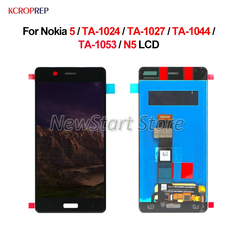 

For Nokia 5 LCD Display Touch Screen Digitizer Assembly 5.2" 100% New For Nokia 5 TA-1024 TA-1027 TA-1044 TA-1053 N5 LCD