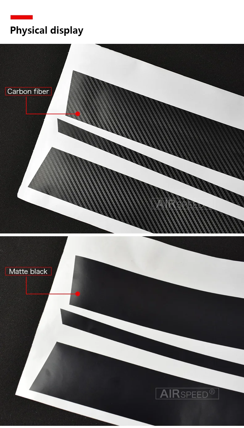 Airspeed for BMW F30 F20 F10 G30 F32 F22 Sticker Accessories for BMW F30 F20 F10 G30 Decal Carbon Fiber Vinyl Car body Stickers (6)