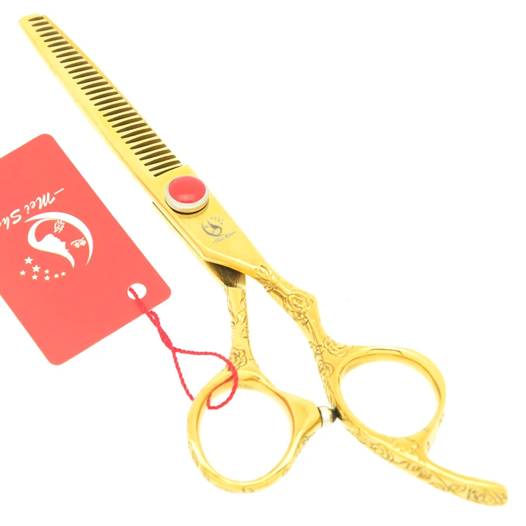 6,0 дюйма Meisha волос Ножницы Sharp JP440C сливы ручки золотые волос ножницы истончение Tesouras парикмахерских принадлежностей HA0341