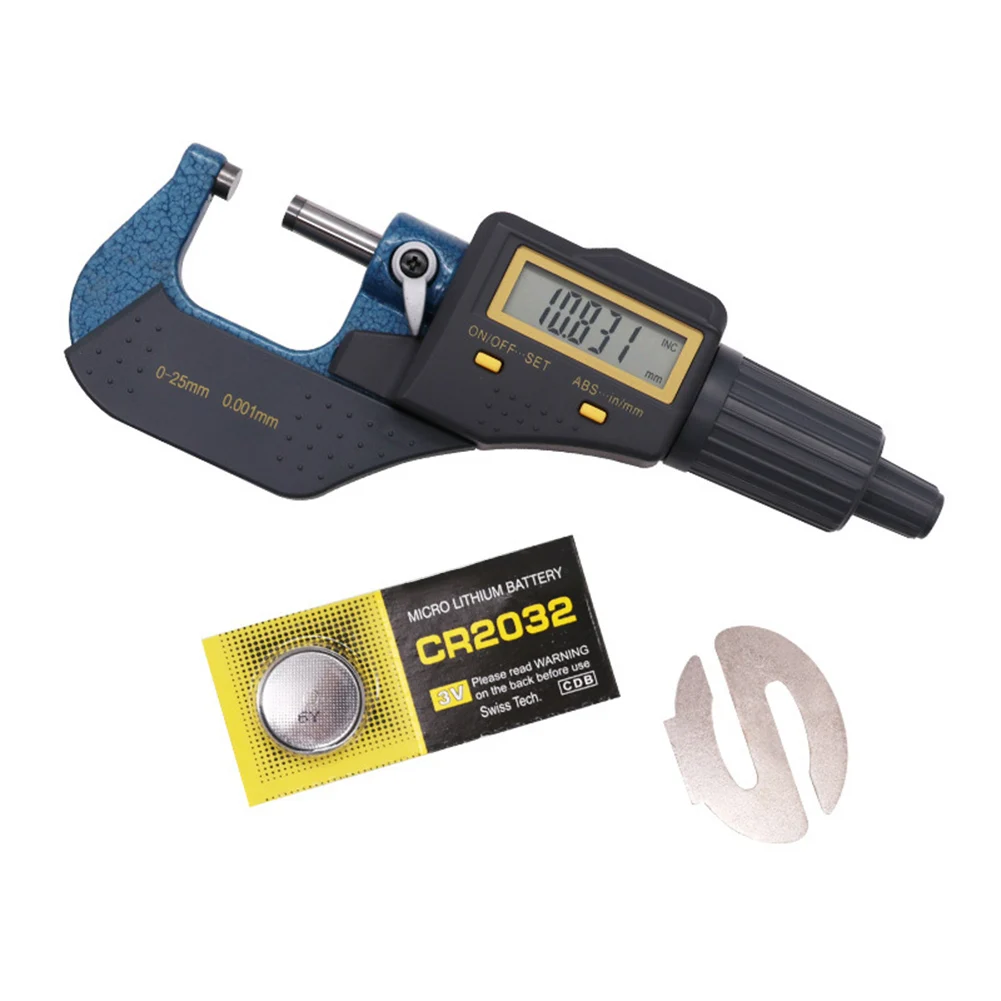 

Digital Micrometer 0-25mm 0.001mm Electronic Durable Alloy Outside High Precision Caliper DAG-ship