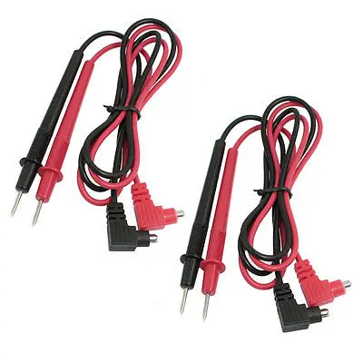 

2 Pair 1000V Banana Plug 0.75M Voltmeter Probe Test Lead Cable Black Red