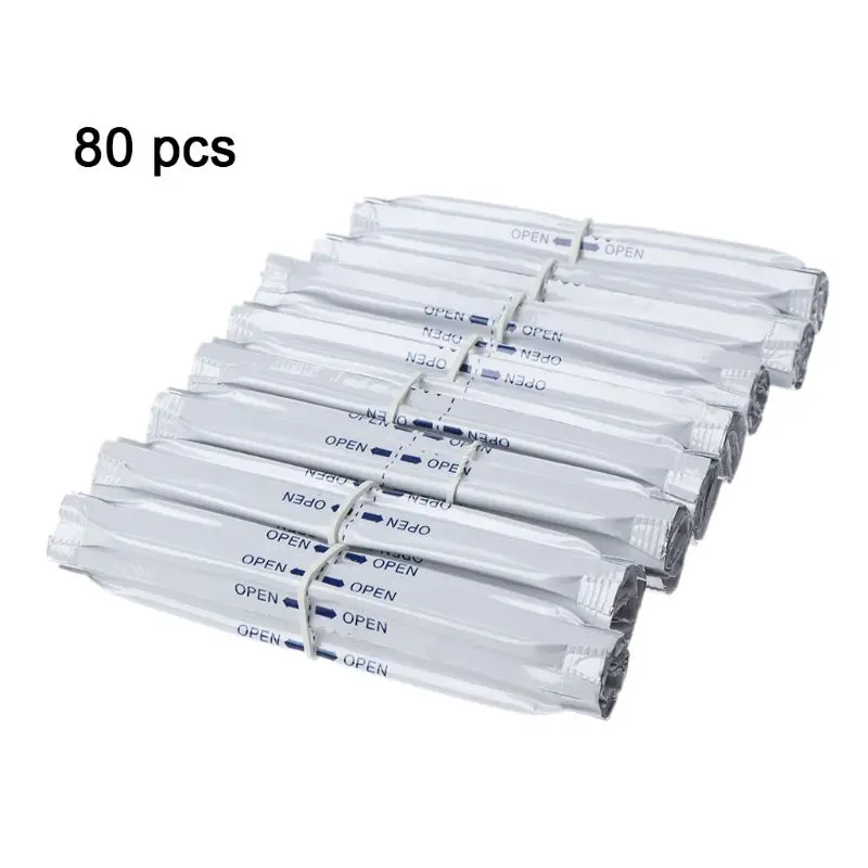 

80Pcs/Box Wet Alcohol Cotton Swabs Double Head Cleaning Stick For IQOS 2.4 PLUS For IQOS 3.0 LIL/LTN/HEETS/GLO Heater