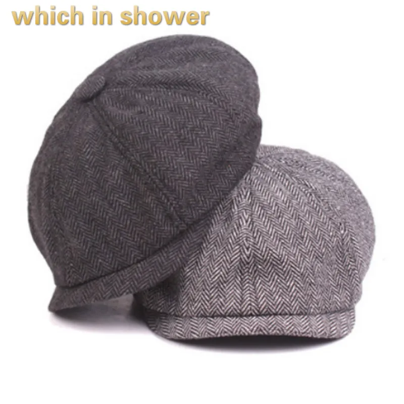 What in shower серый хаки полосатый берет для мужчин snapback duckbill Кепка повседневная