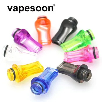 

5pcs Flat Drip Tip 510 for TFV8 Baby tfv12 prince baby MELO 3 MINI Tank E Cig 510 RDA RTA Atomizer Vape Mouthpieces