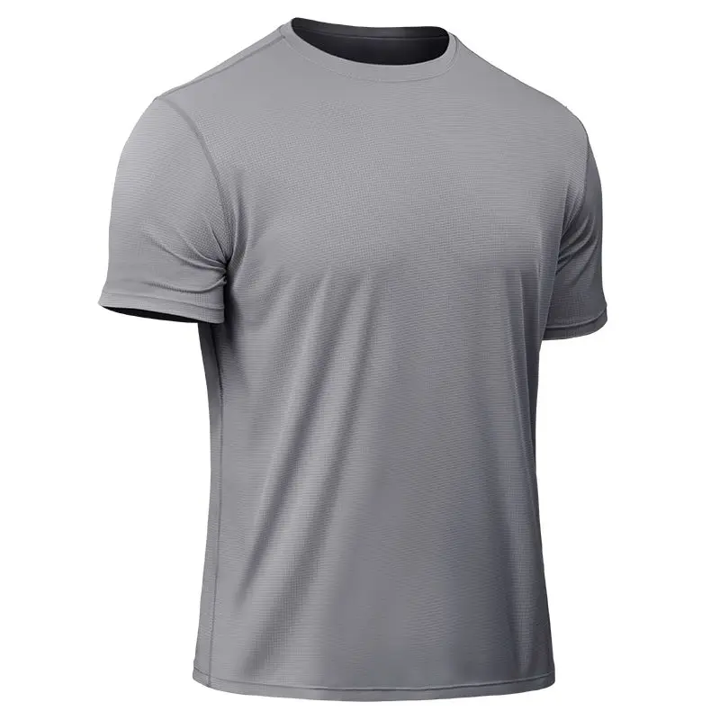 

High-elastic Running Shirt Fitness Tight Men Quick Dry Compression Short Sleeve T-Shirts Tennis Soccer Gym Tight-fitting Tops