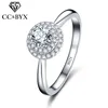 Luxury Wedding Rings For Women Cincin Wanita Engagement Cheap Rings For Woman Bague Femme Lovers CZ Jewerly  CC105 1