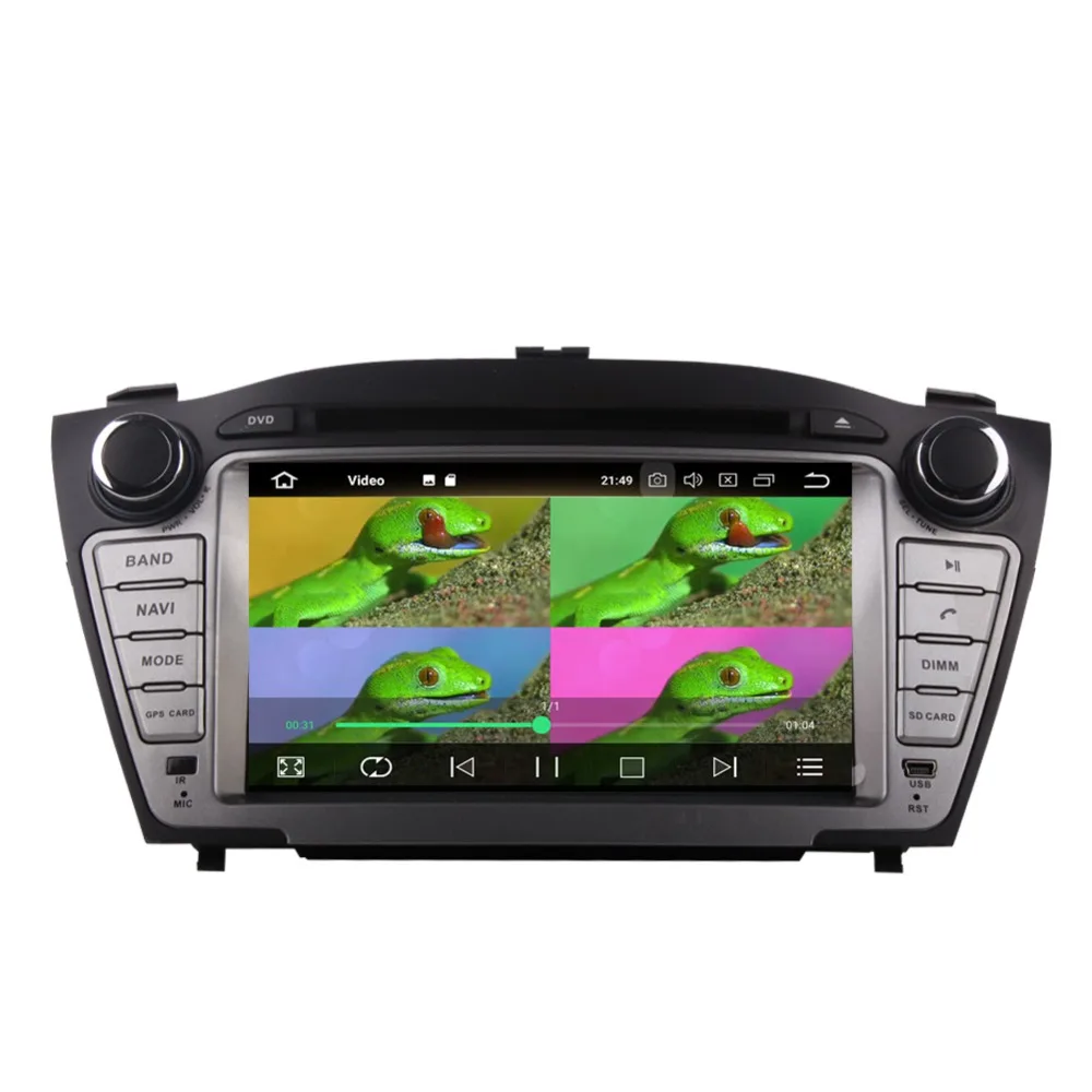 Excellent 7 Inch Android 7.1/8.0 Car Radio DVD Player Bluetooth For Hyundai Tucson IX35 2009 2010 2011 2012 2013 2014 GPS Navigation WIFI 3