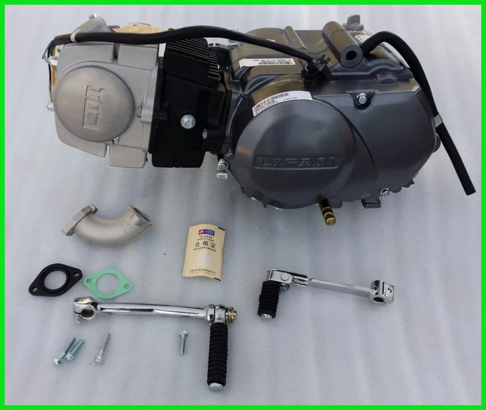 125cc LIFAN Engine 4 Stroke Kick Start Manual Clutch Dirt Bike Motorbike-in ATV Parts & Accessories from Automobiles & Motorcycles on Aliexpress.com ...