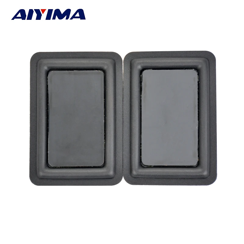 AYIMA 2pcs Defective Scratched 60 * 90MM Low-frequency Radiator Vibration Plate Panels Bass Passive Speaker For DIY