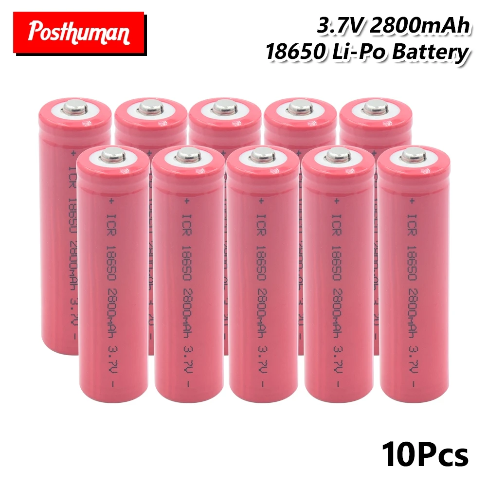 18650 Батарея 3 7 V 2800 мА/ч Перезаряжаемые литий разрядки предназначена для блок