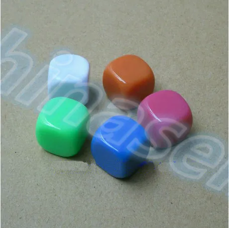 

200pcs 16MM blank dice paintless plain engravable DIY poker Gambling dice ktv dice chess Board game teaching dice