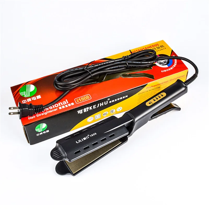 

Hair Straightener Iron Home Use Titanium Straightening Irons Fast Heating Beauty Care Styling Tools LILI Professional
