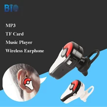 [Biosafe MP3-плееры] ушной крючок мини карта памяти TF mp3 музыкальный плеер Беспроводная перезаряжаемая USB музыкальный аудио плеер