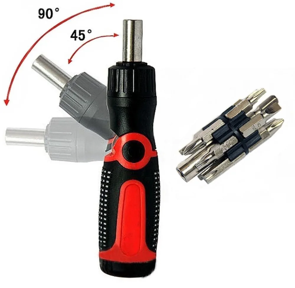 Precision Screwdriver Set DIY Series Ratchet and Multi Bit Screwdriver