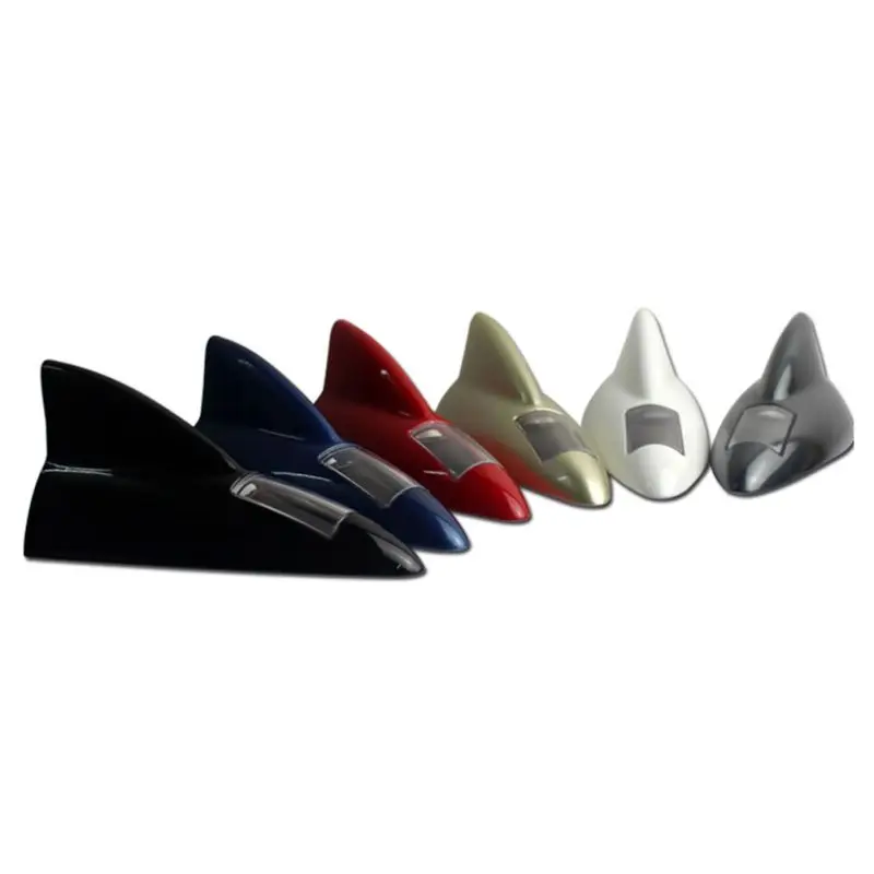 

Solar Powered Car LED Type Auto Car LED Flashing Shark Fin Warning Tail Lights Controller Universal Aerial Antenna
