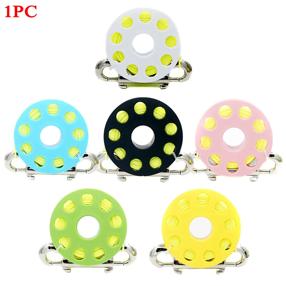 

30m Guide Line Reel Compact Safe Equipment Portable Finger Spool Scuba Diving Snorkeling For Cave Accessories Lightweight