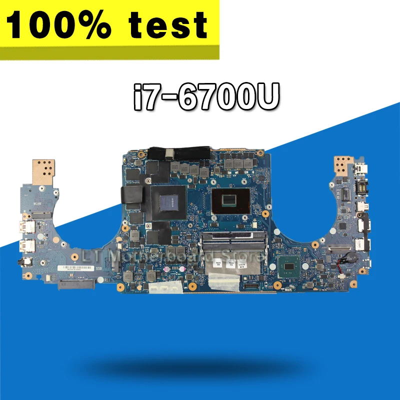 

GL502VS GTX 1070/8G video card/I7-6700 motherboard For Asus R0G GL502V Laptop motherboard Mainboard
