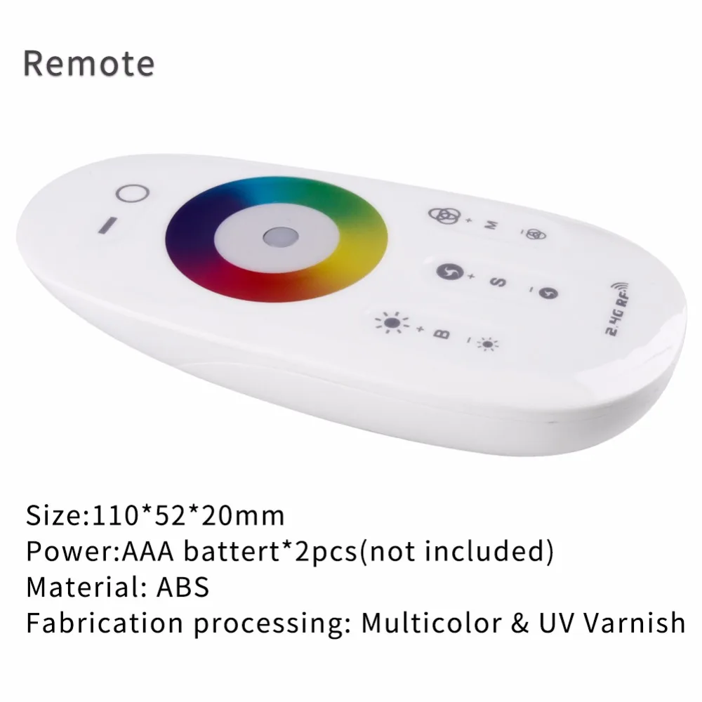RGBW/RGB LED контроллер сенсорный экран 2 4G DC12 24V 18A пульт дистанционного управления