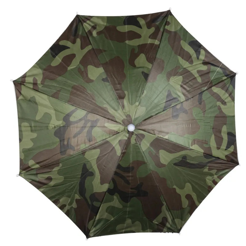 

Camouflage Foldable Headwear Sun Umbrella Fishing Hiking Beach Camping Headwear Cap Head Hats Outdoor Sport Umbrella Hat Cap