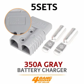 

5Set SG 350AMP Saft Plastic Plug Power Pole With 10pcs Copper Terminals Grey