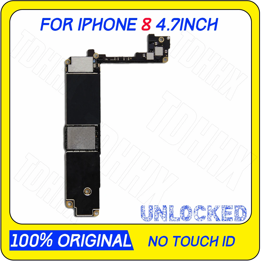

Full unlocked for iphone 8 4.7inch Motherboard With / Without Touch ID,100% Original for iphone 8 Mainboard with IOS System