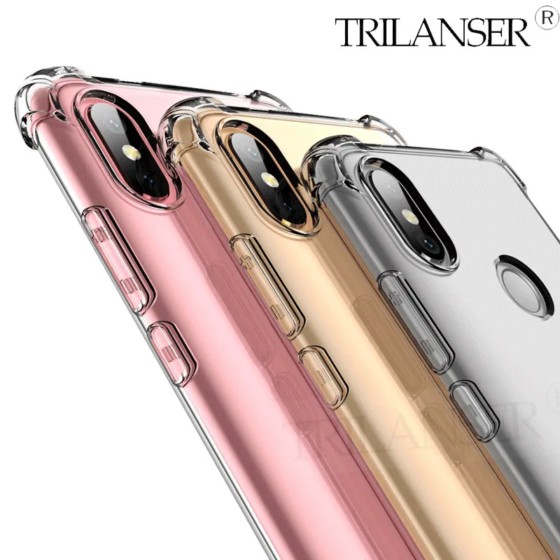 

TRILANSER Airbag 360 Full Case for Xiaomi Redmi Note 7 Pro phone case Xiaomi Redmi 7 note 5 Pro case silicone transparent
