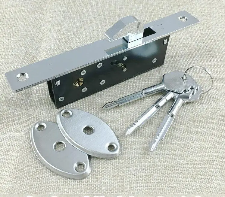

Home gate Sliding door single hook lock Stainless steel aluminum door lock hardware