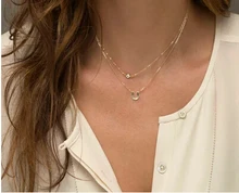 2016 verano estilo de capa 2 flecha collar del diseño colgante encanto collar de gargantilla de oro joyería de las mujeres de boho gargantilla Collares Regalos