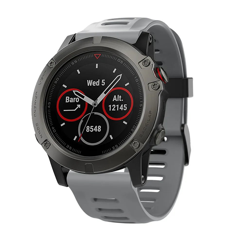 Спортивный Браслет для Garmin Fenix 5X Plus, умные часы, спортивная мягкая замена для силиконового ремешка, полосы, аксессуары для наручных часов l1011#2