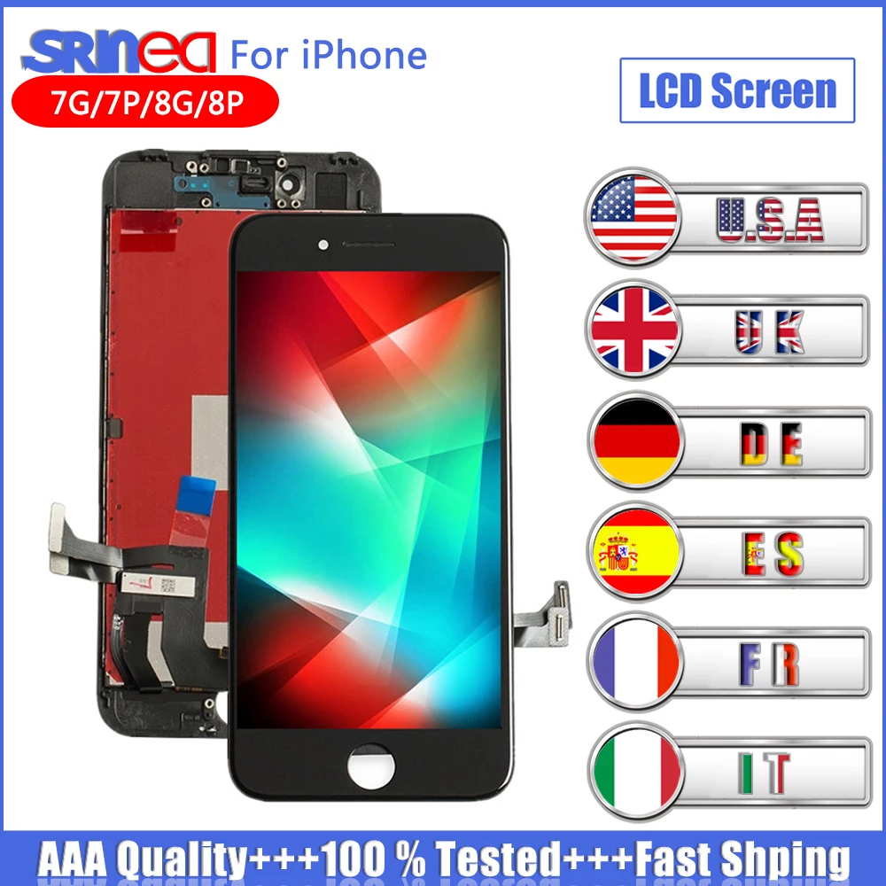 

LCD Screen For iPhone 7 Plus 8 Plus 7G 8G LCD Display Touch Screen Digitizer Assembly Replacement Good 3D Touch 7plus 8plus