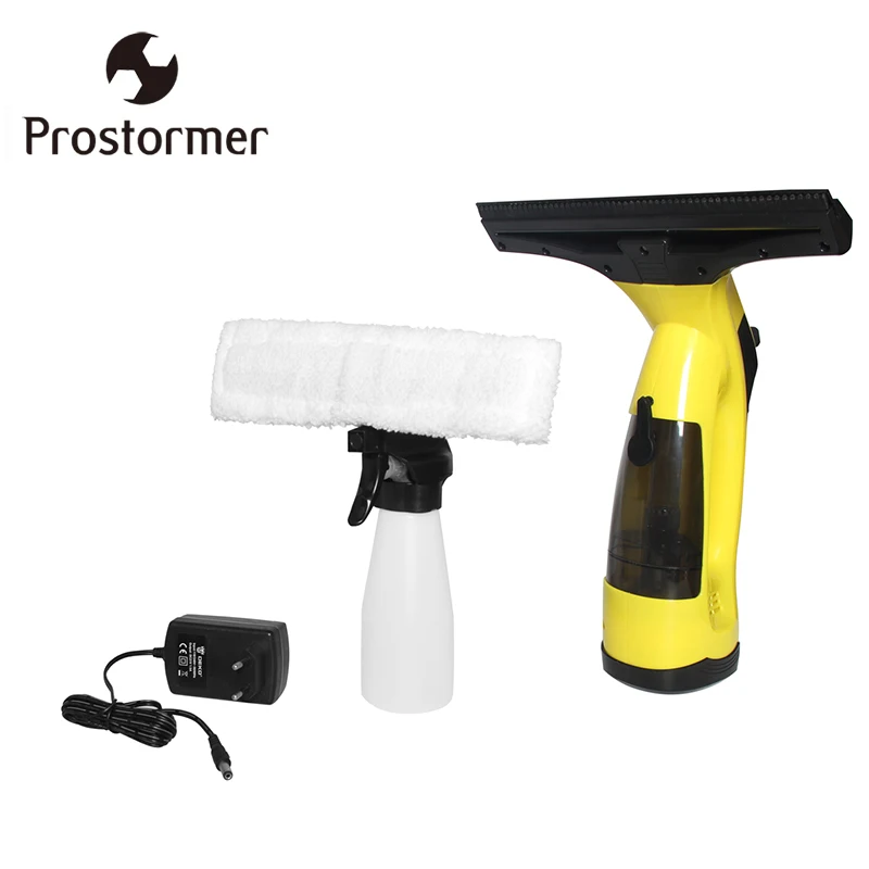 

Prostormer 3.7V Rechargeable Window Vacuum Cleaner Kit Car Window Cleaning Tool Spray Bottle Window Cleaning Machine