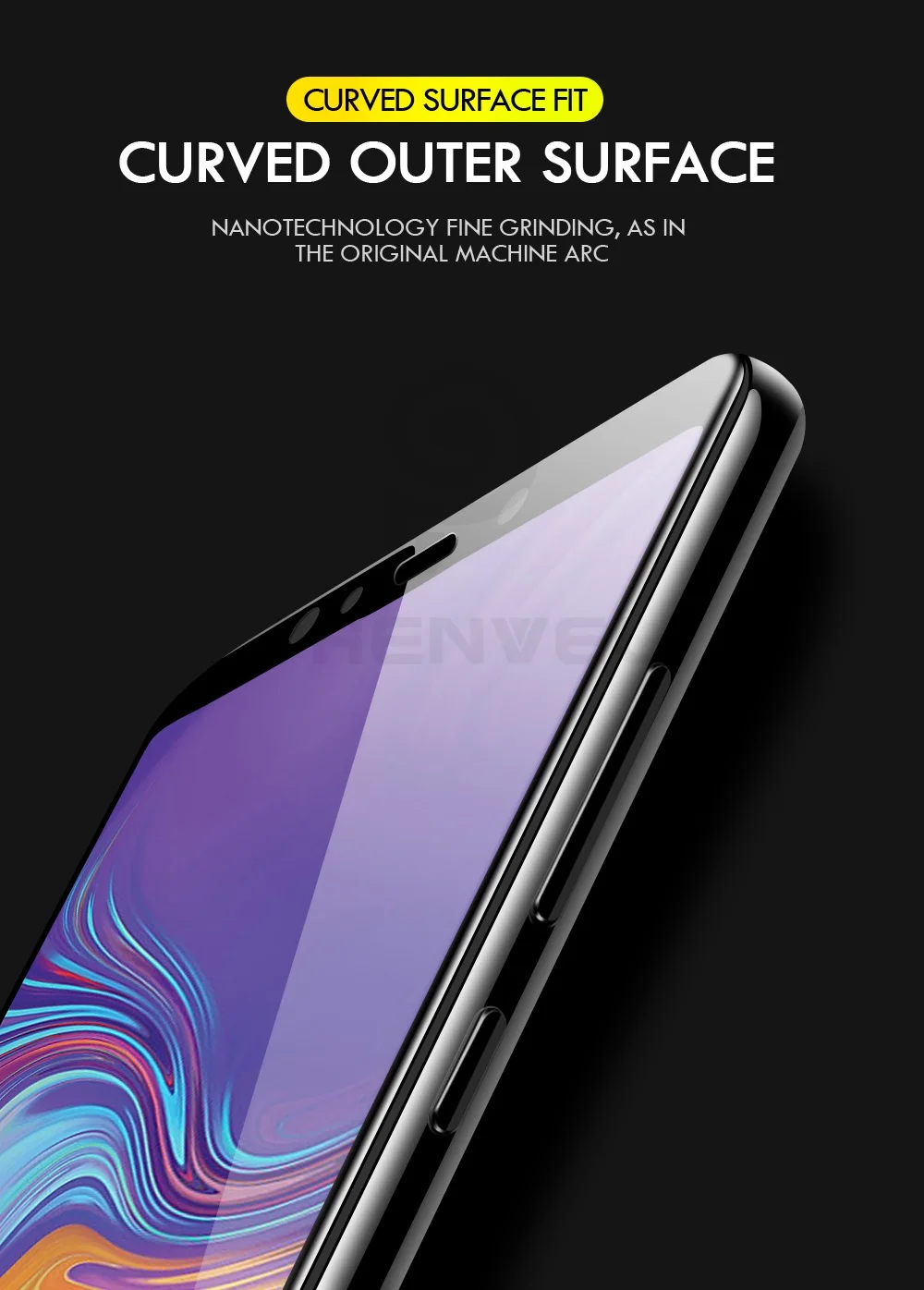 for galaxy a7 2018 glass protector  (4)