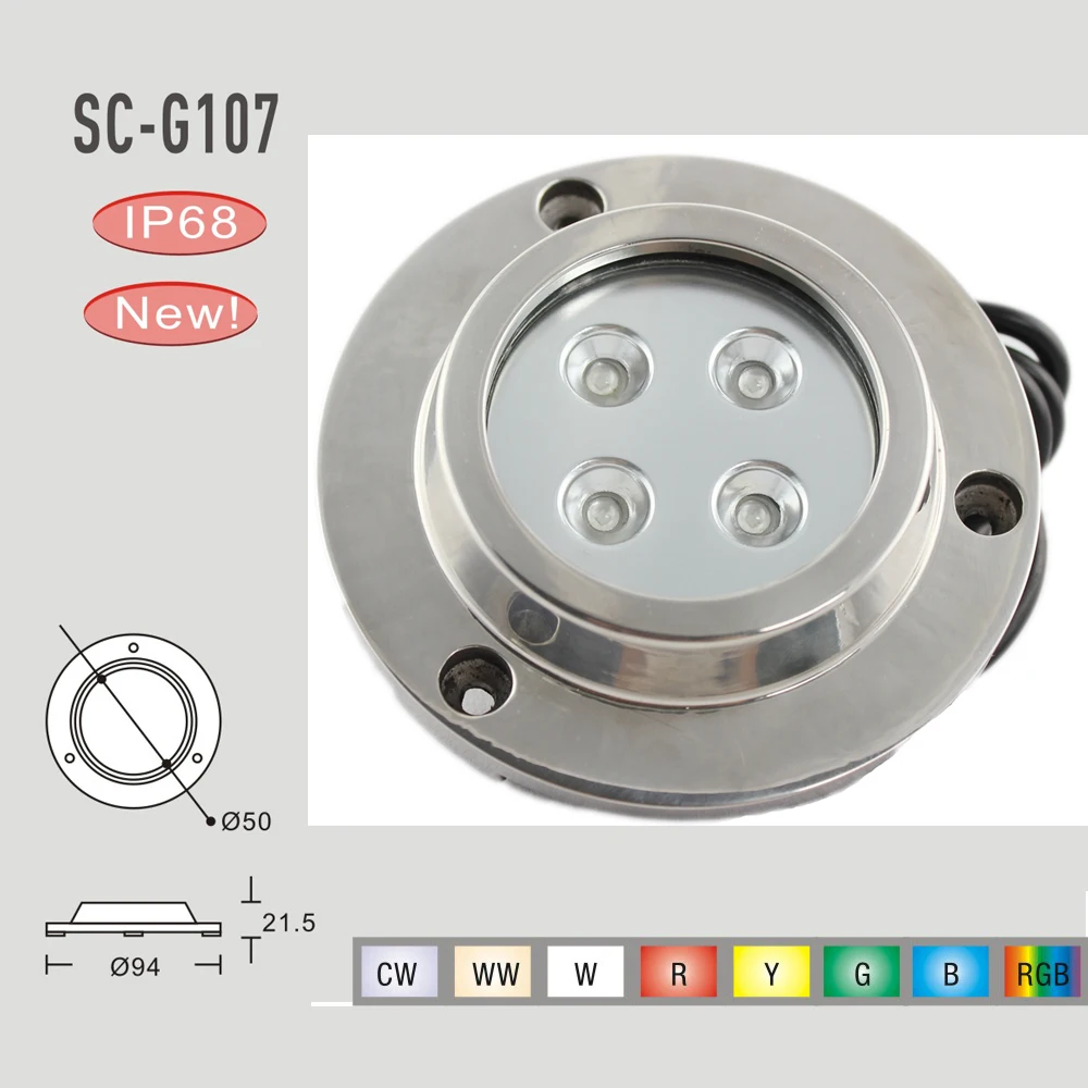 DC12V 10 Вт IP68 Водонепроницаемый паровой корабль светодиодный подводный светильник светодиодный наружный светильник ing для плавания светодиодный светильник для бассейна крышка из нержавеющей стали