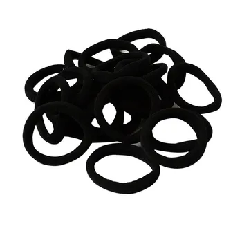 

HOT 10Pcs/lot Baby Girls Women Elastic Hair Ties Bands Rope Ponytail Holders Headband Scrunchie Styling Accessories Black