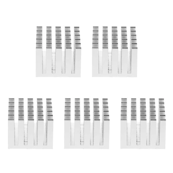 

5Pcs/Set 20x20x15mm Cooling Heatsink CPU GPU IC Chip Aluminum Heat Sink Radiator