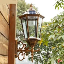 Уличный светильник, настенный светильник на солнечной батарее, светодиодный светильник на солнечной батарее, настенный светильник, водонепроницаемый садовый светильник, вилла, балкон, FG212