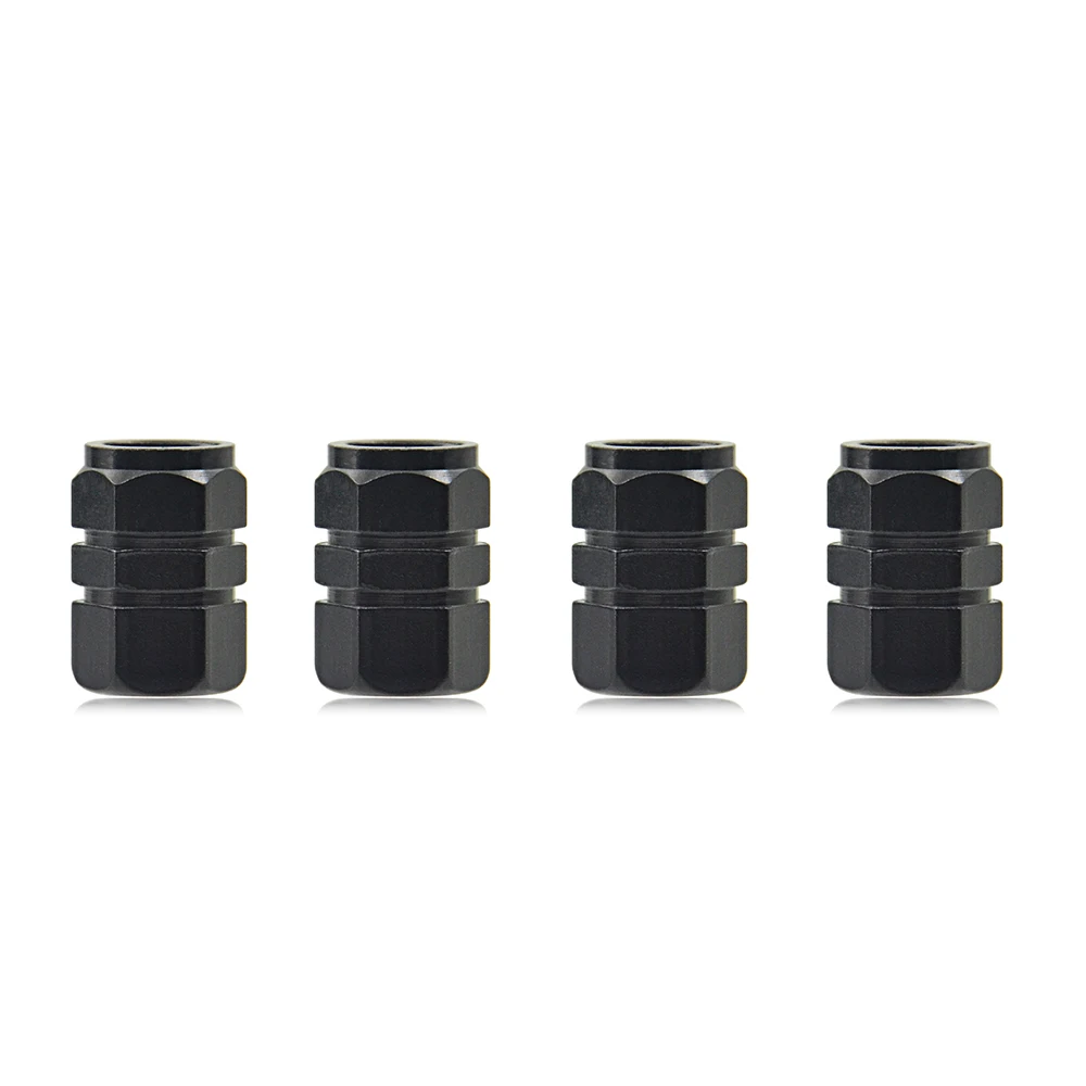 Premium Aluminum Theftproof Wheel Valve Caps - Airtight Tire Stem Covers